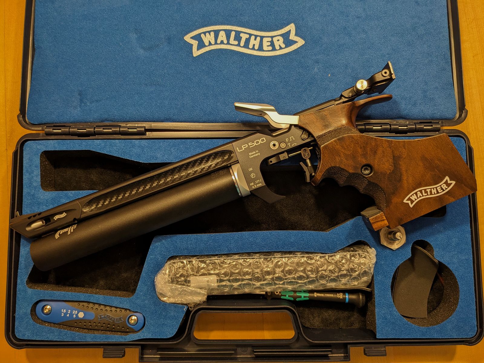 Walther LP 500 Expert, droite taille M