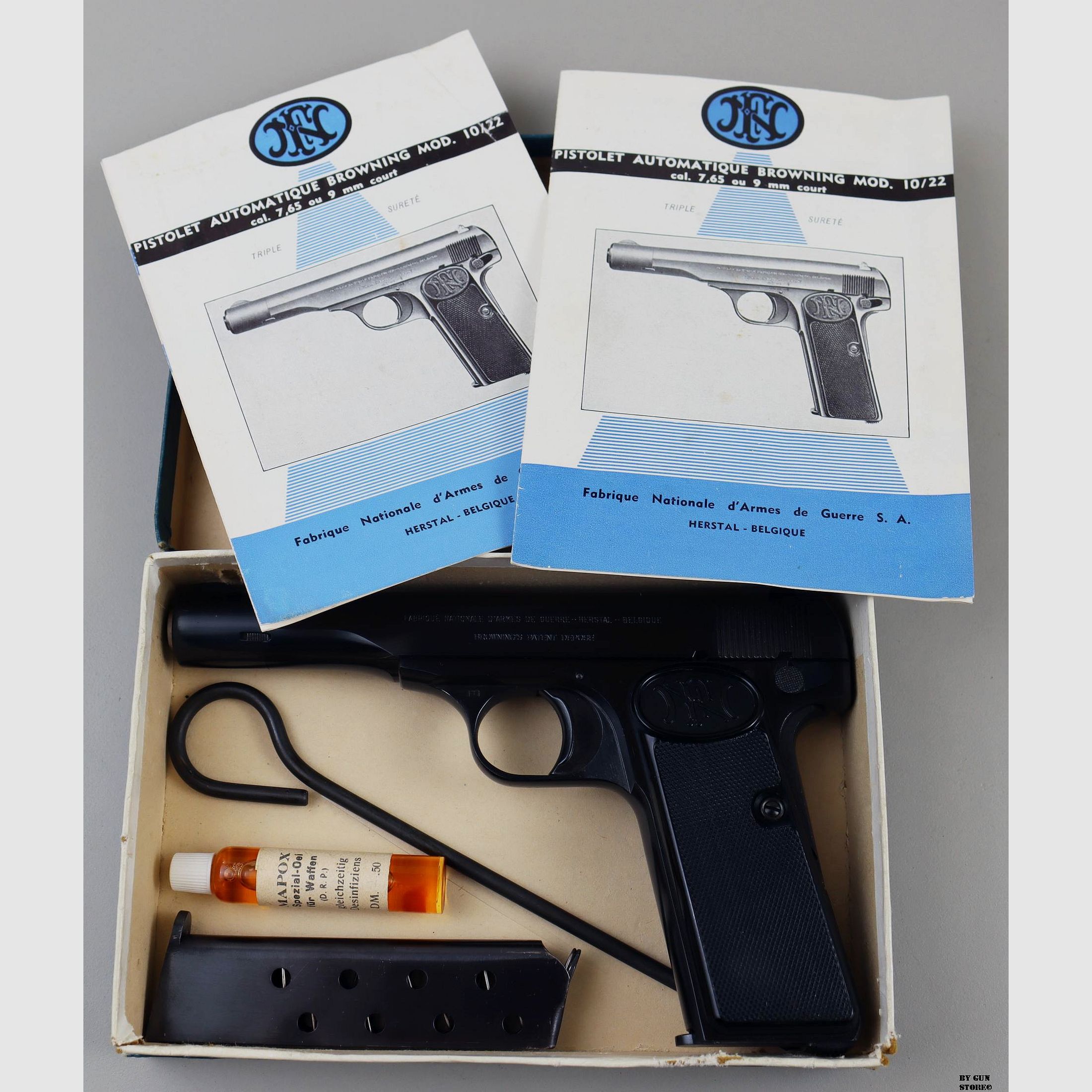 Pistol Fabrique Nationale F.N. mod. 10/22 cal. 7.65 mm matr. 187629, image 10 of 11