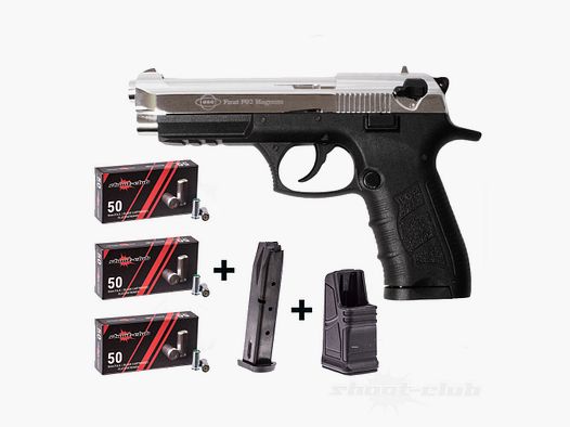 Ekol P92 Magnum blank firing pistol 9mm PAK chrome with magazine