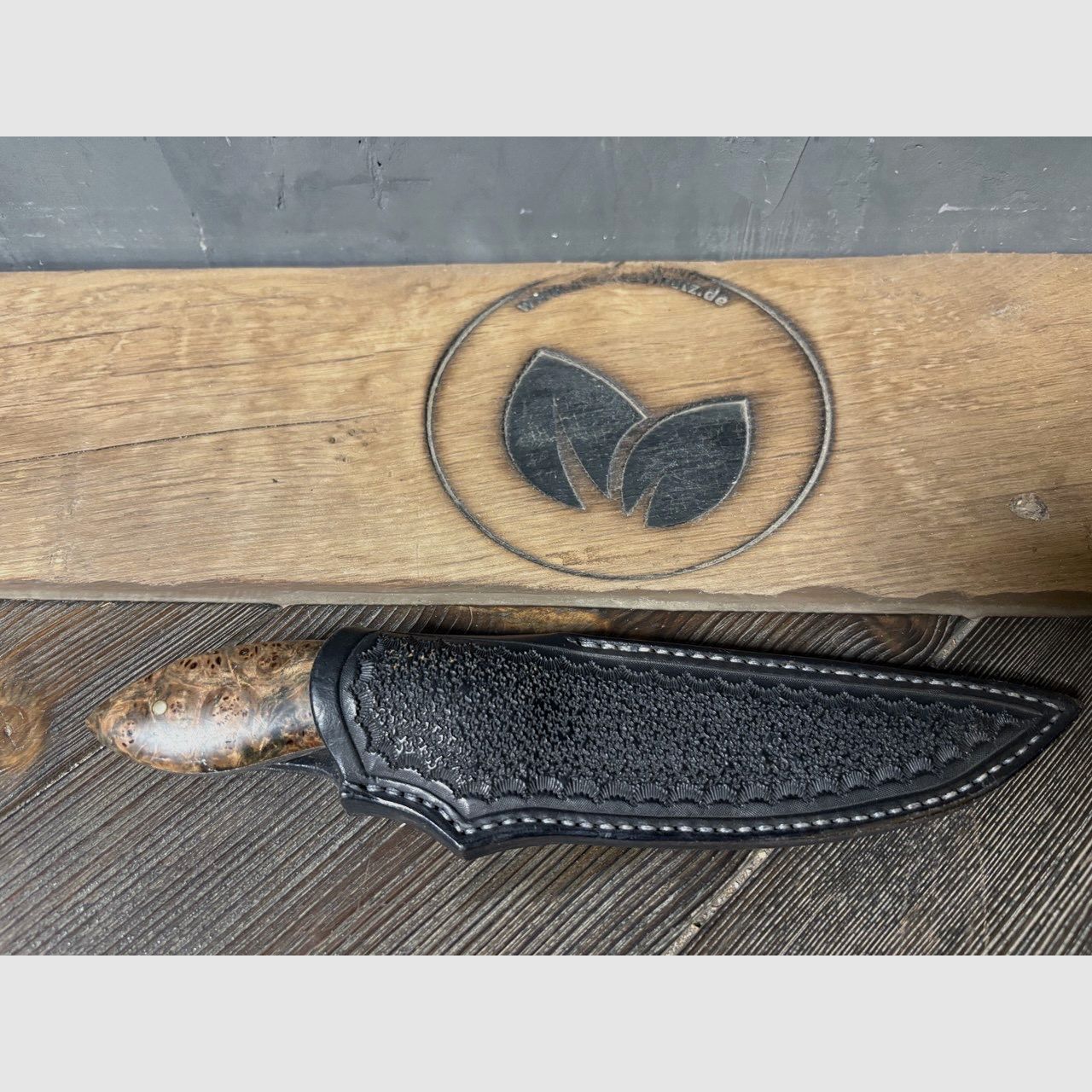 Handcrafted collector's knives BOA - Hunter Series, ATS-34 steel