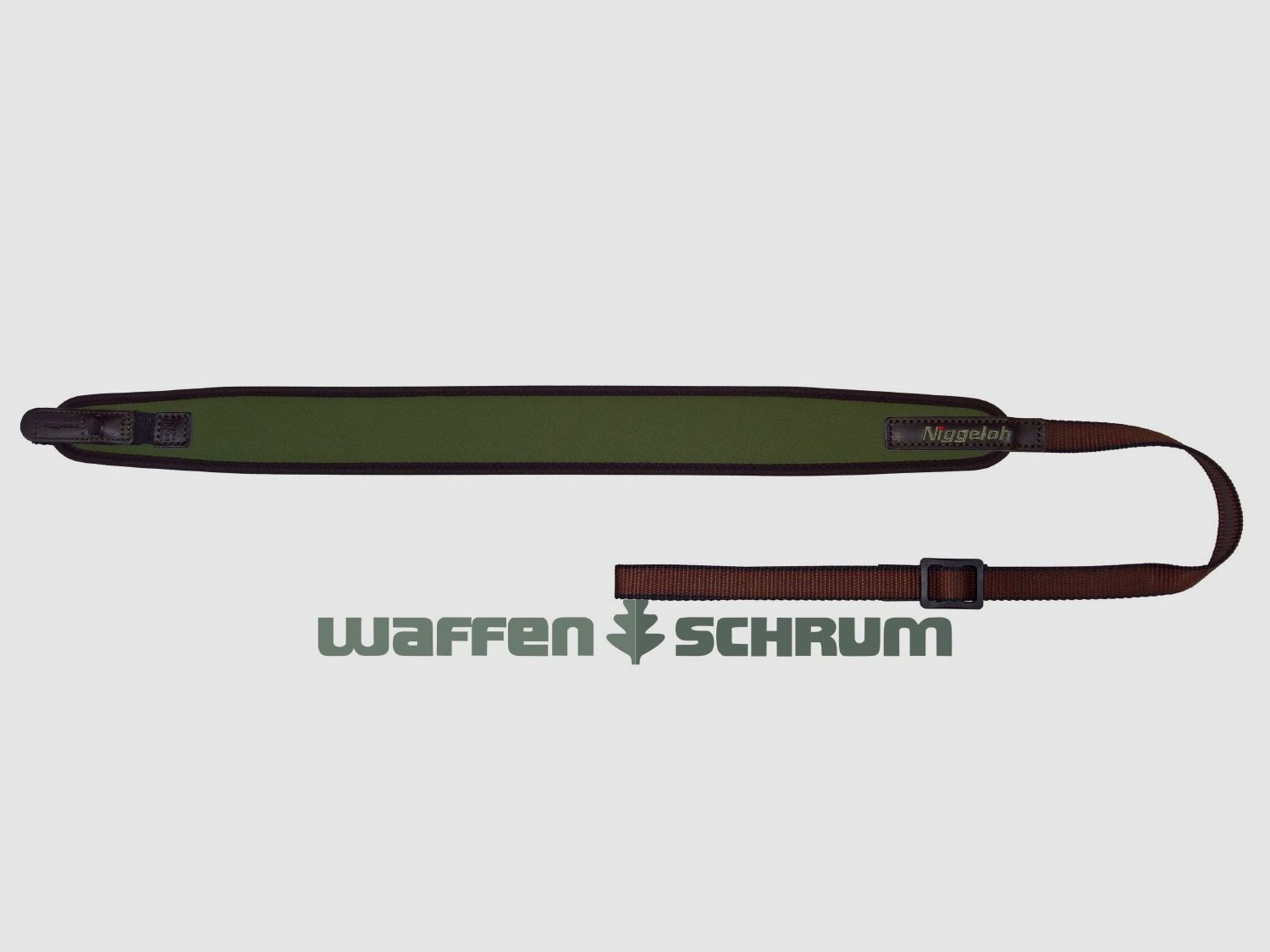 Niggeloh Gewehrriemen Universal mit Schnellverschluss Neopren - Olivgrün