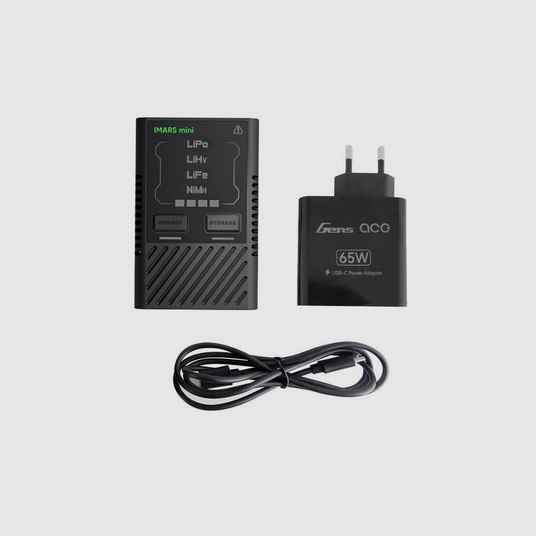 Airsoft Ladegerät IMARS mini G-Tech 65w für LiPo/LiHV/LiFe/NiMH | Gens Ace