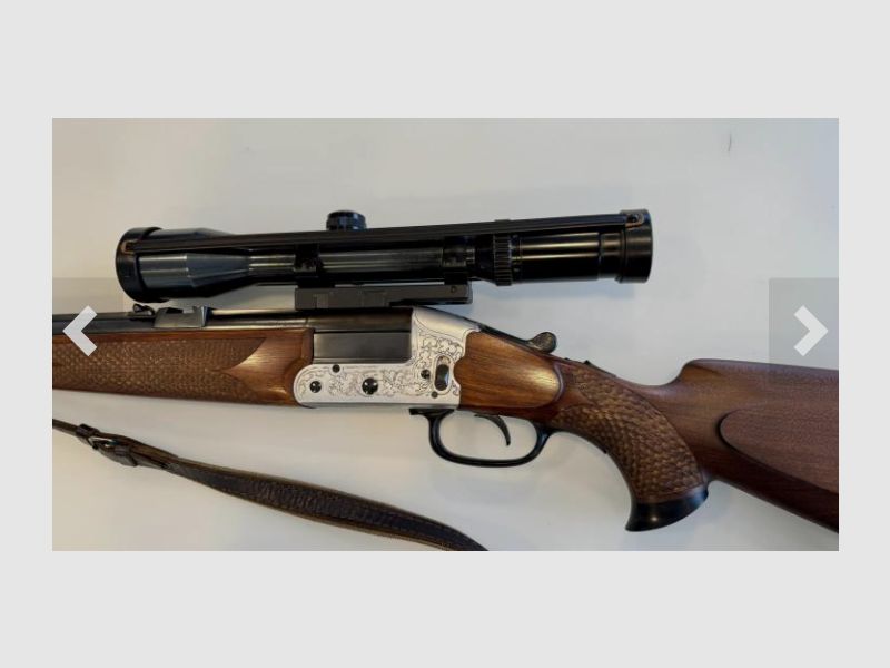 Fusil à deux coups HEYM 22 (calibre 16/70 et 5,6x50 R Mag) + Optique Swarovski Habicht 1,5-5x42