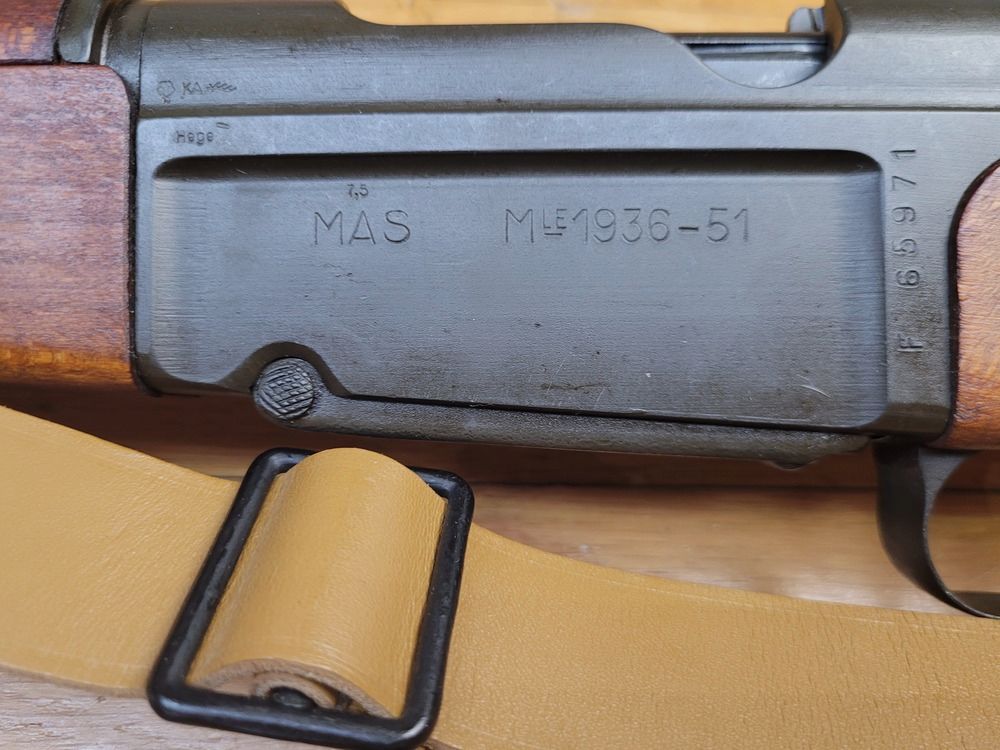 Very beautiful and rare Mas 36-51 rifle – Original caliber 7.5×54 MAS – Mono-number – Rare collectible firearm in TBE++!, image 24 of 30