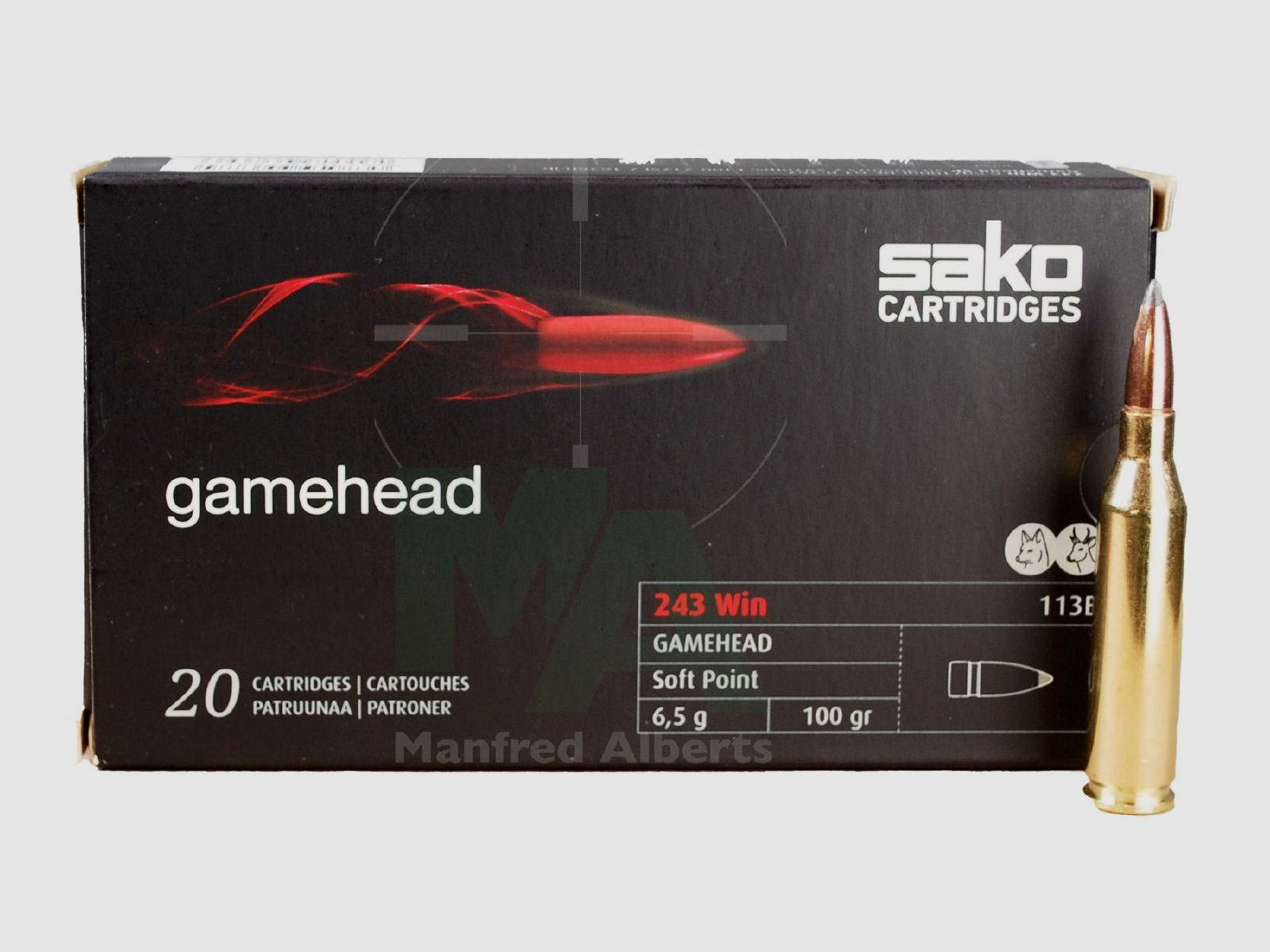 Sako Gamehead SP 6,5g - 100gr .243Win