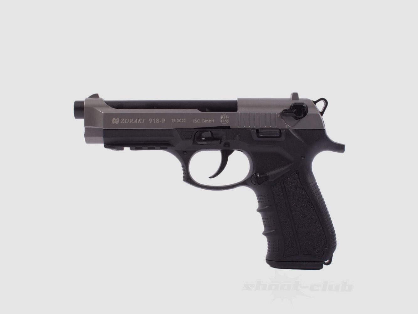 Zoraki 918-P Schreckschusspistole Titan 9mm PAK Holster Set