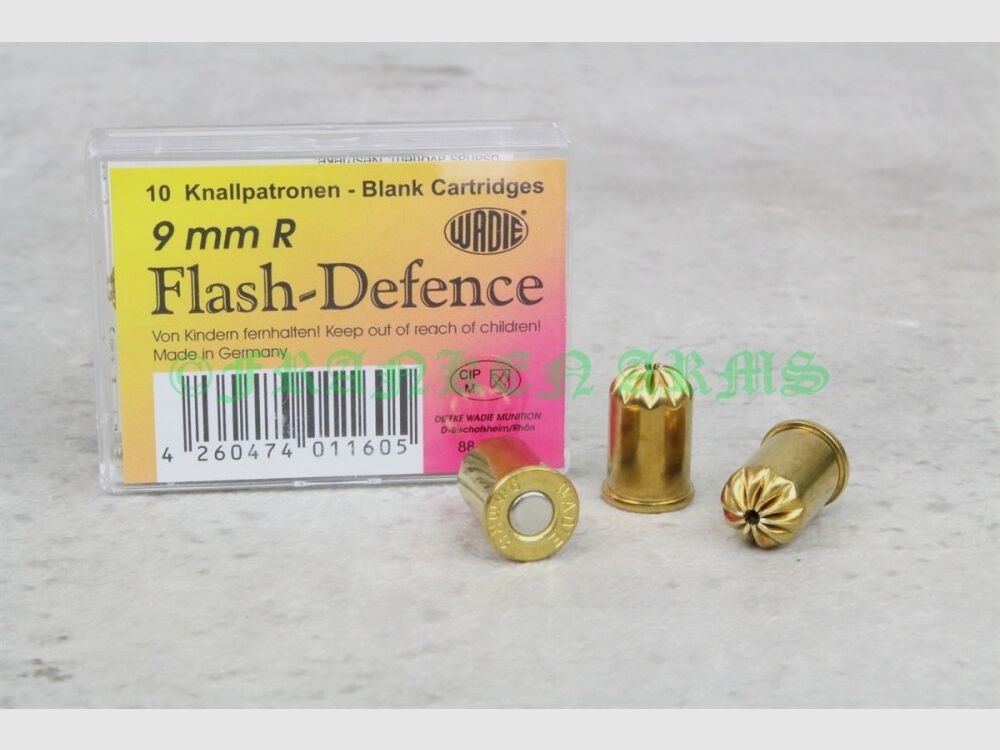Wadie Flash-Defence 9mm R.K. 10 cartouches à blanc