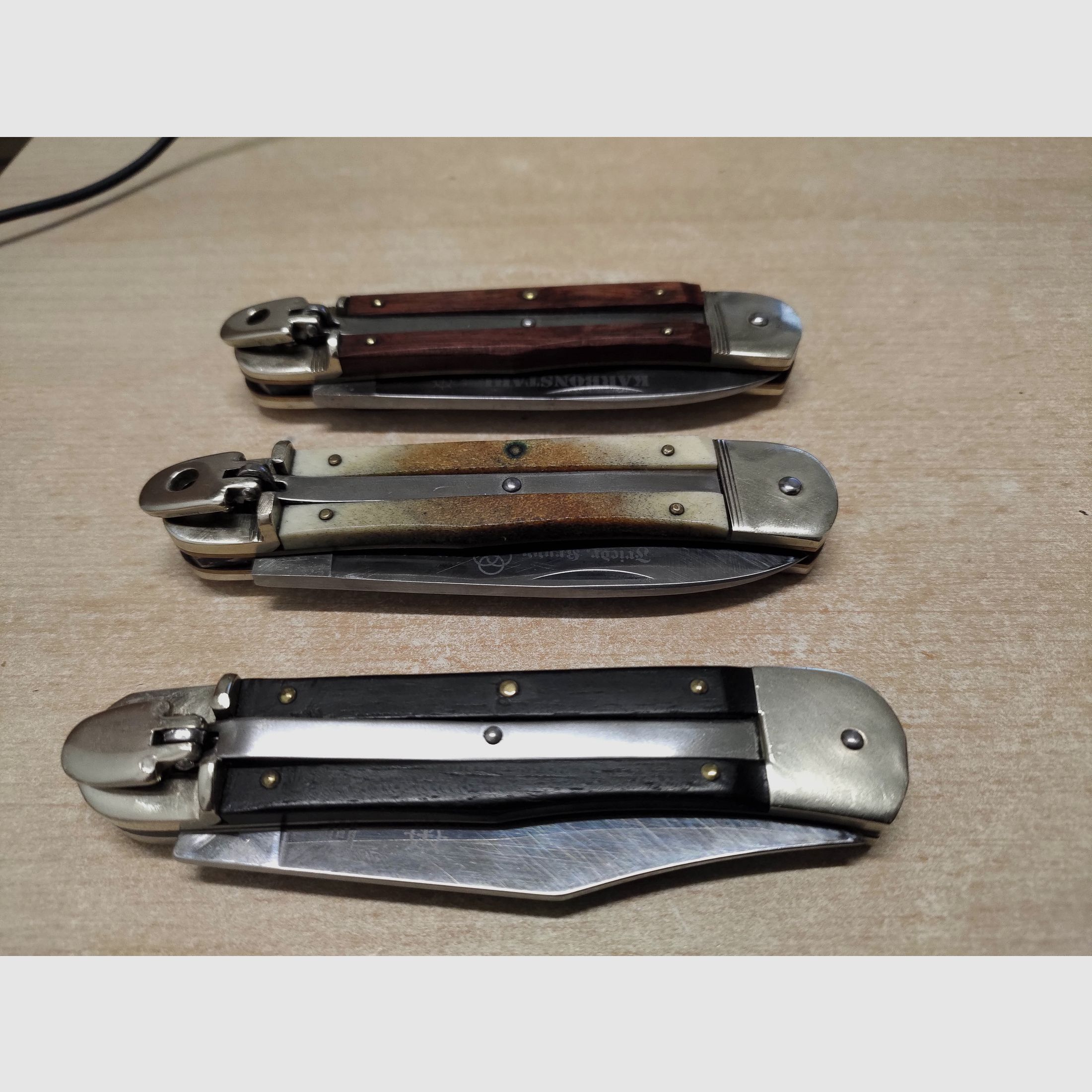 Konvolut Springmesser Hubertus