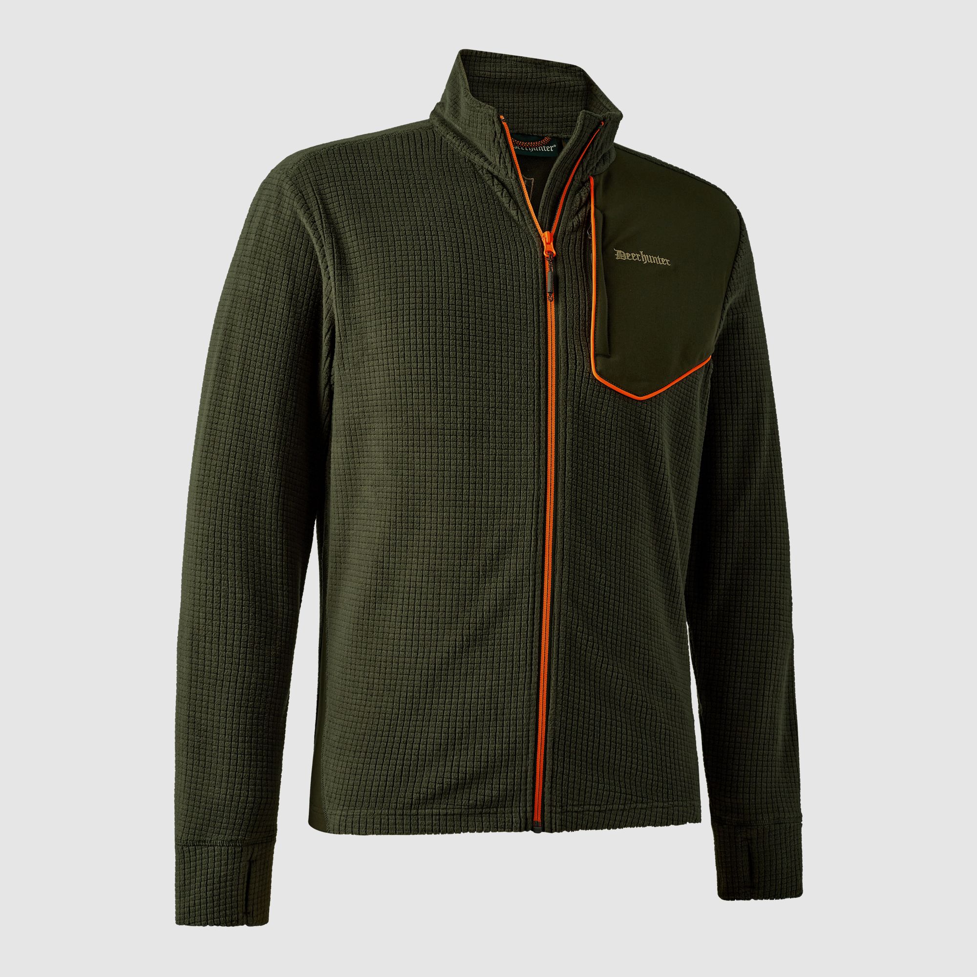 Deerhunter Chamois Full-Zip Fleece Herren Forest Green S