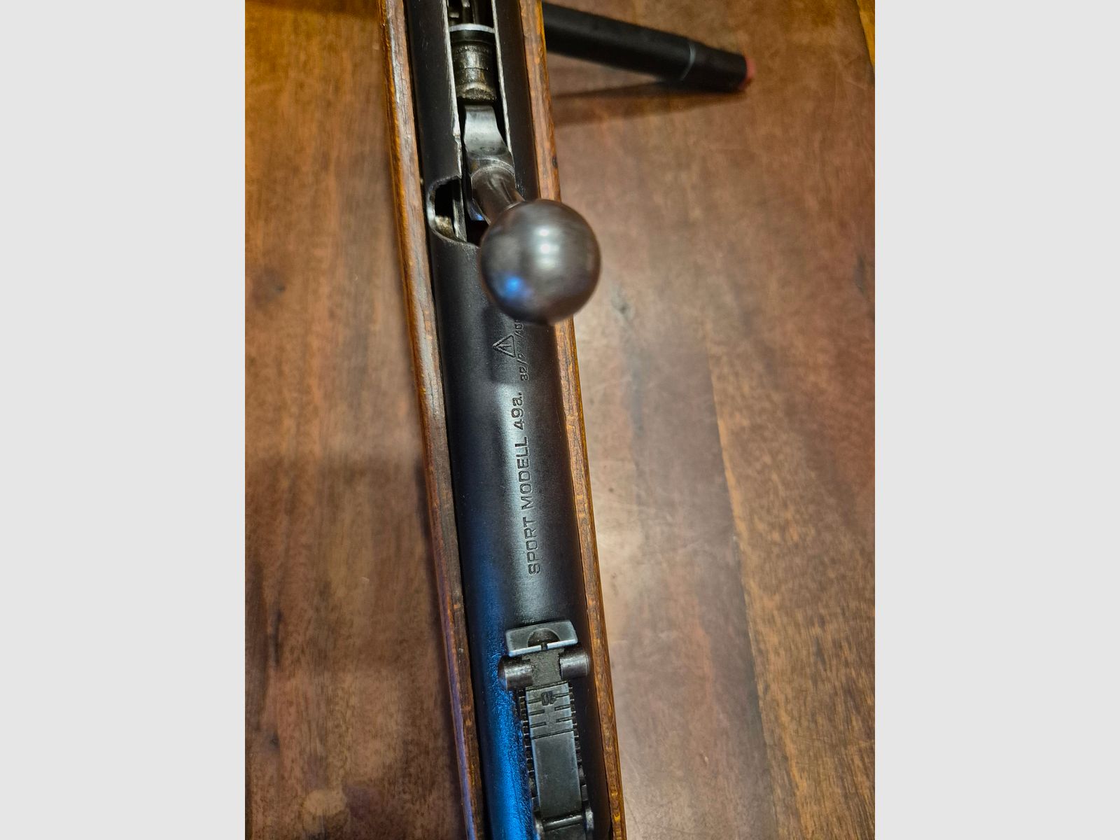 Haenel 49a stary przedmiot kolekcjonerski z 1953 roku całkowicie odnowiony