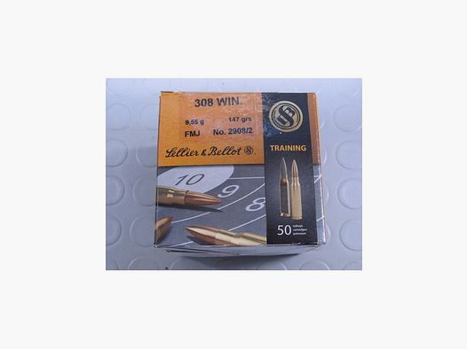 S&B PATRONEN .308 Win 147 gr 50 Stk