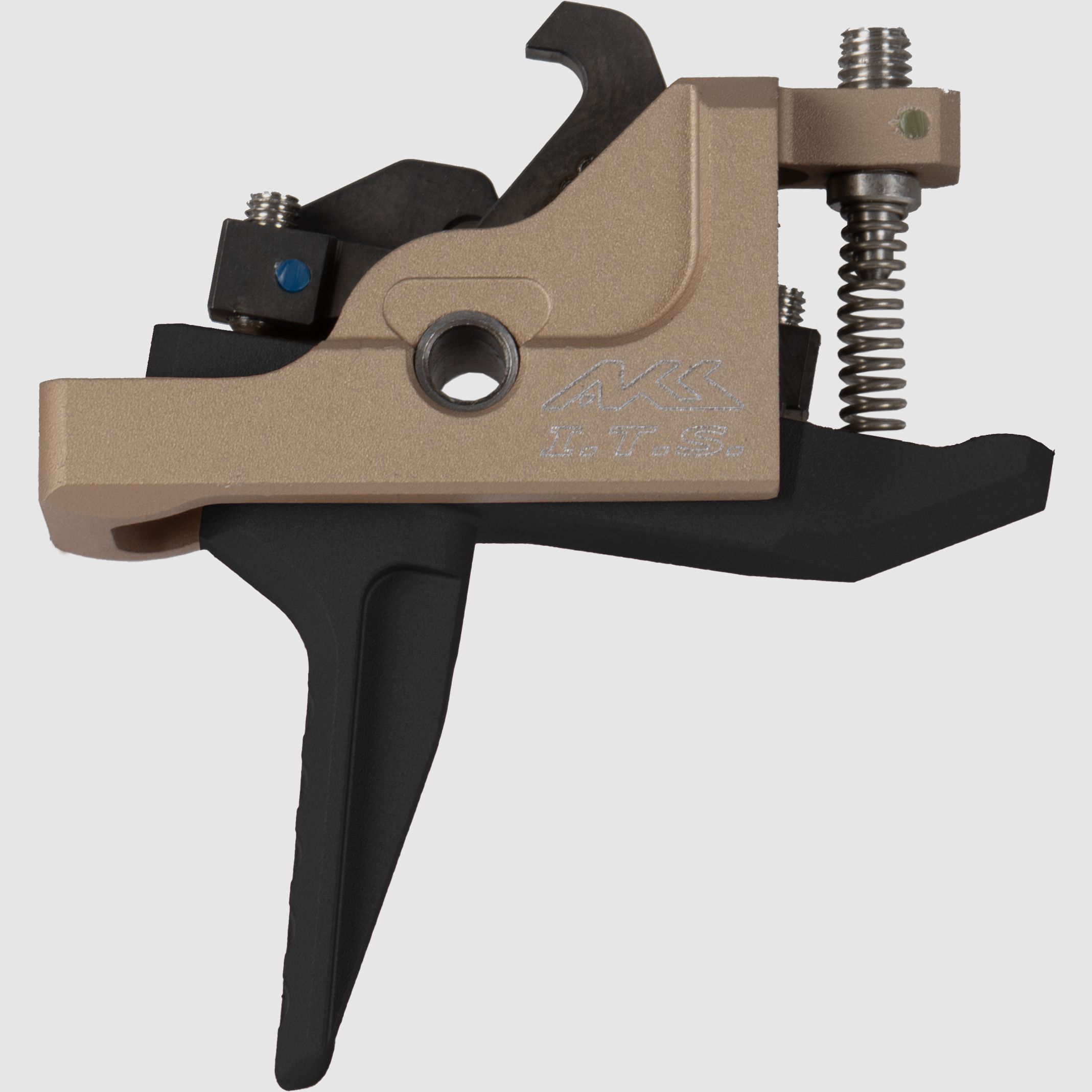 Abzug AR 15 schwarz/ rot/ bronze