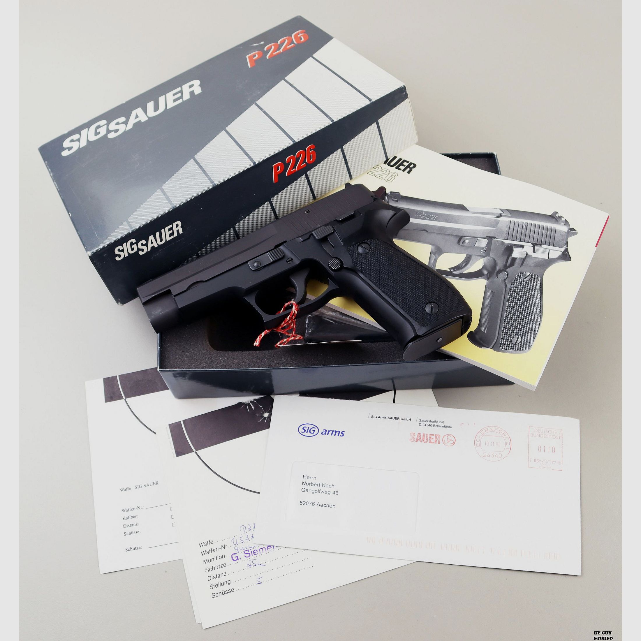Pistole Sig Sauer mod. P226 Deutschland Kal. 9×19 para Matr. U532663, Bild 9 von 11