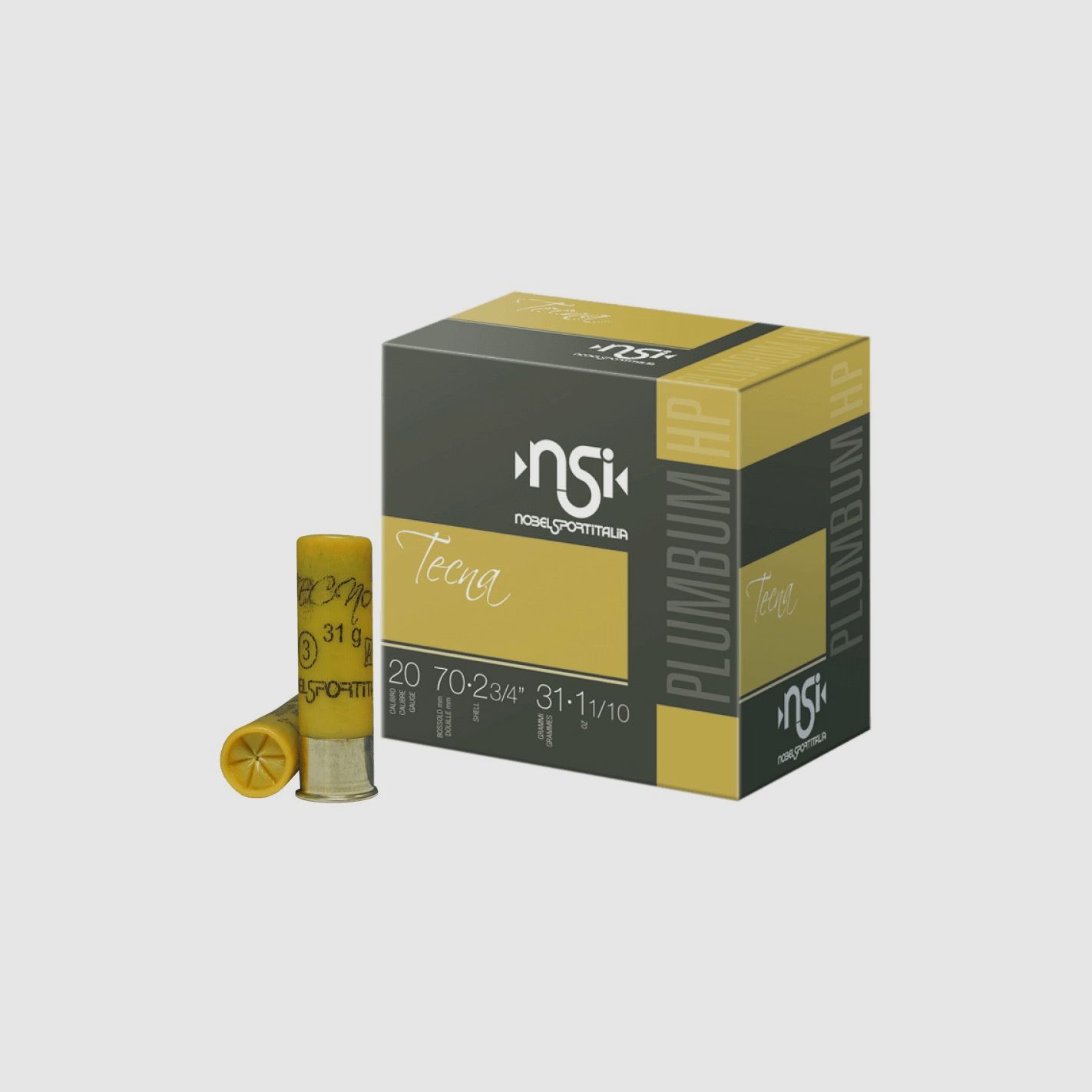 Cartouches Nobel Tecna HP 3 cal. 20/70 31 g plomb 3