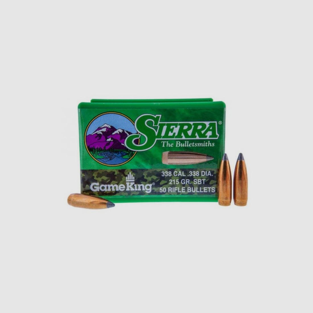 Sierra Bullets Caliber .338 / 8.5mm SBT Gameking in 215 Grain