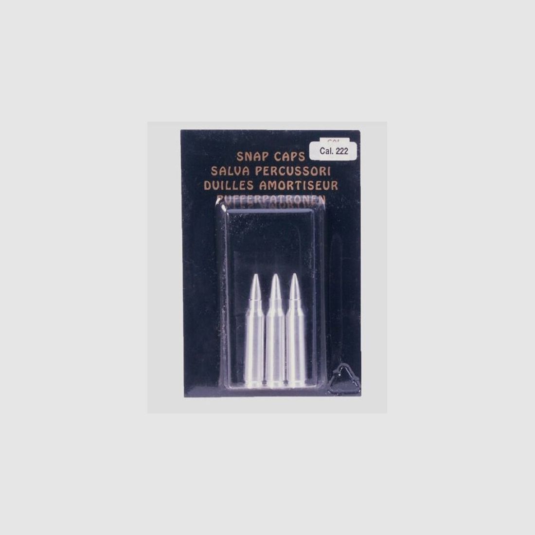 3 Aluminium Pufferpatronen für Büchsen - Kal. 6,5x57 R