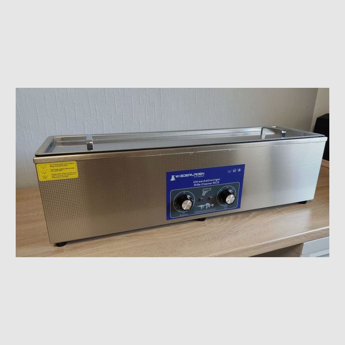 Wiederladen Ruhrgebiet Waffen-Ultraschallreiniger RCO, 80x20x10cm, 16L