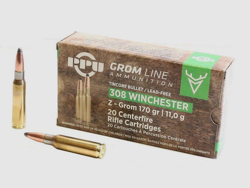 PPU Grom Line - bleifrei - Kal. 308 Win. - 11,0g - 170gr