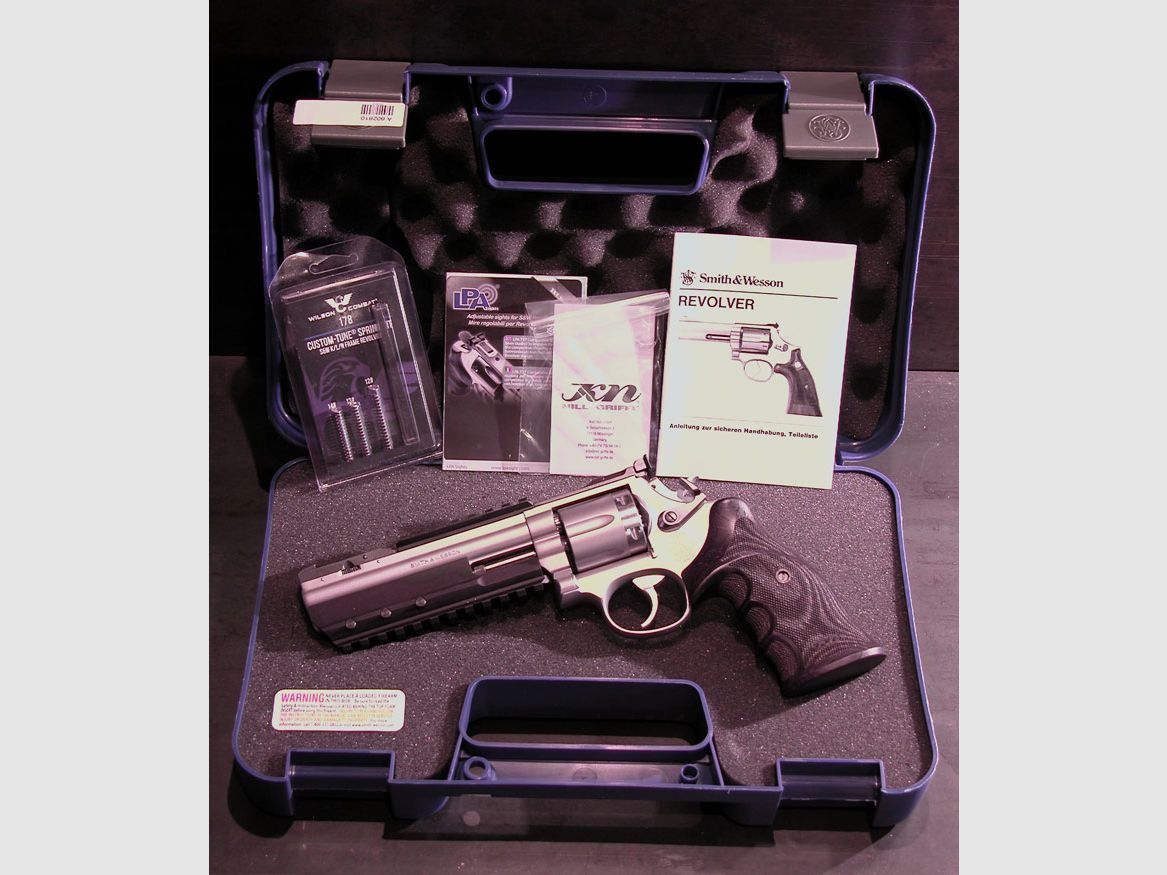 White-Diamond PRACTICAL-LUX PLUS DuoTone S&W 686 6" Inch 357 Magnum