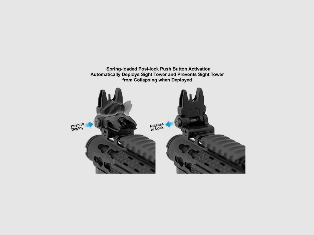 UTG ACCU-SYNC AR-15 klappbares Frontvisier - Korn