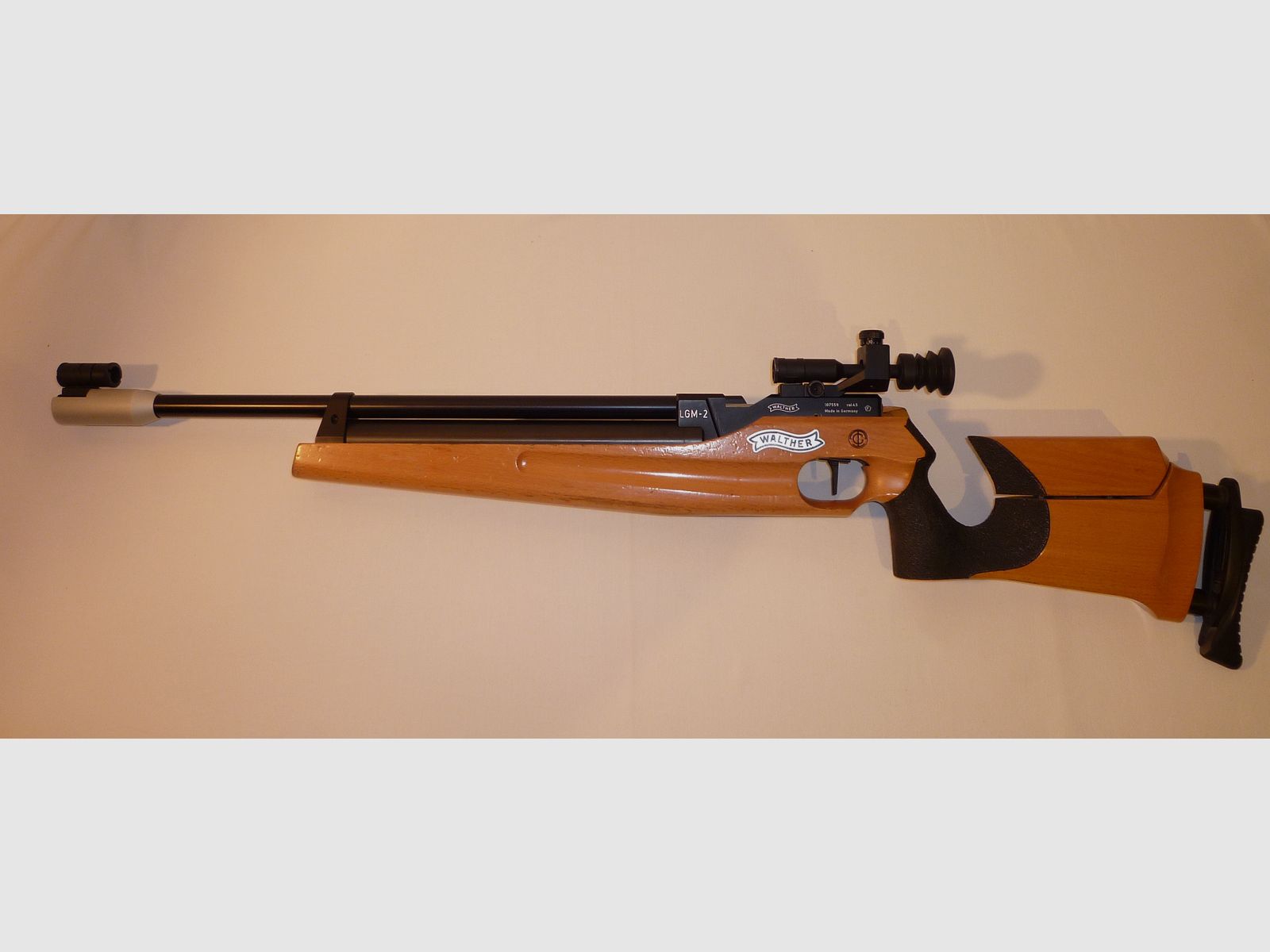 Match-Luftgewehr Walther LGM - 2 rechts / links Jugendgewehr SN107559