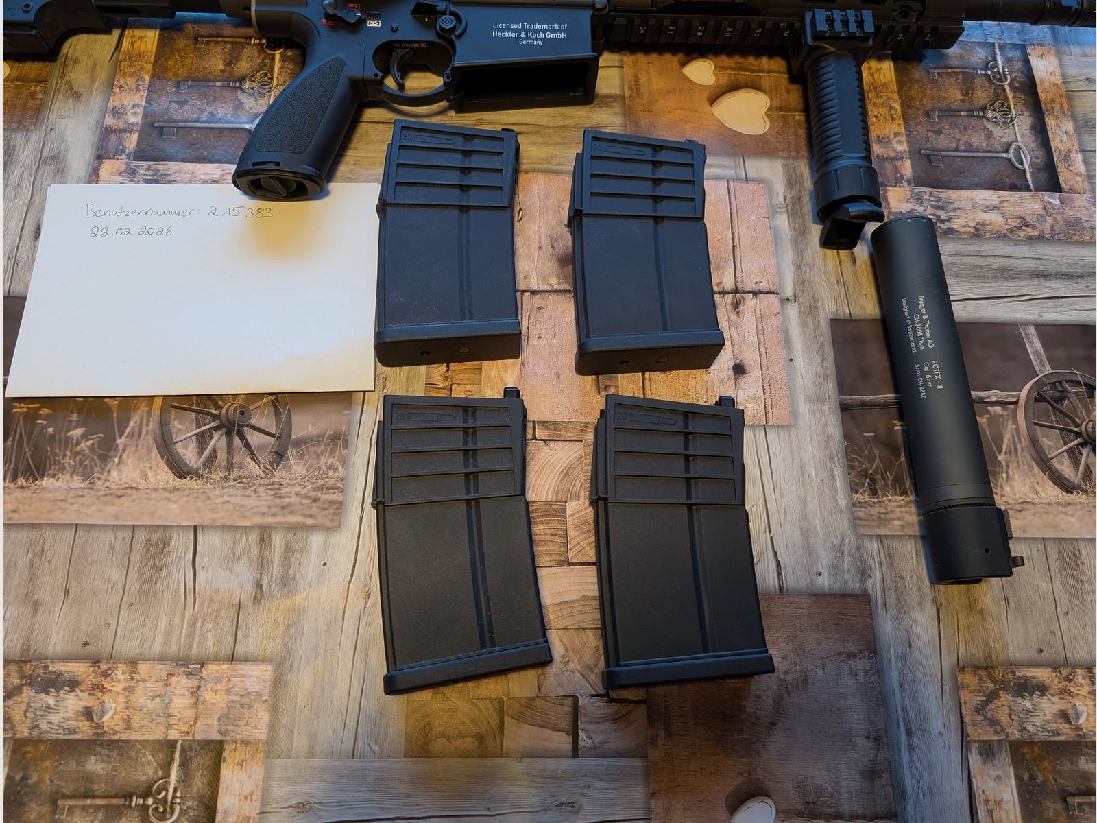 KWA Heckler & Koch HK417 A2 Vollmetall GBB 6mm BB schwarz