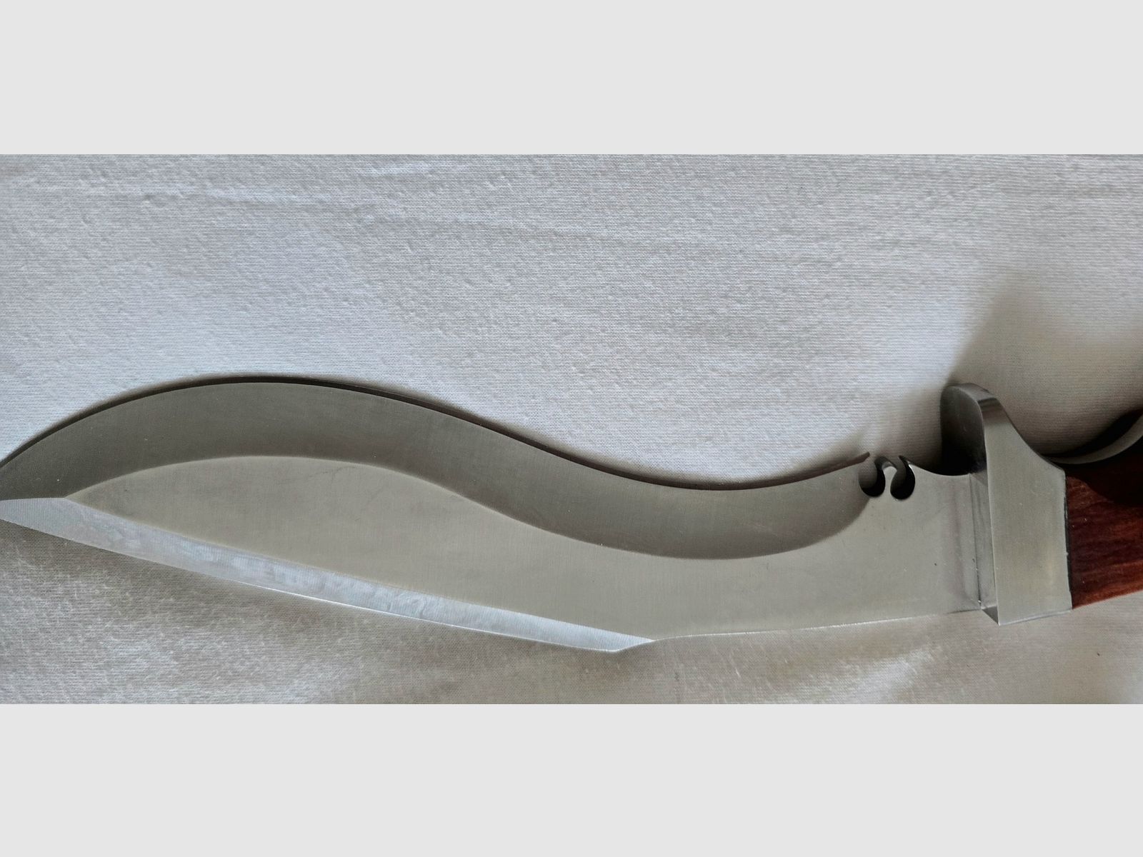 Couteau Kukri Purple Dragon – Couteau robuste pour l'extérieur avec étui en cuir embossé