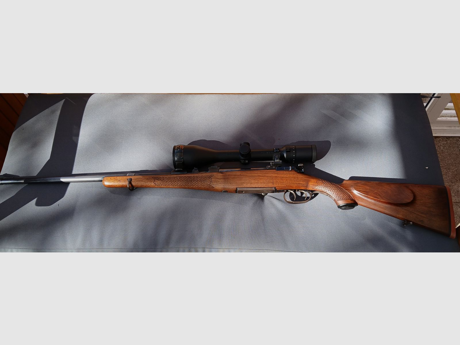 Mannlicher Schönauer Mod.1950 con punto de luz Meopta vidrio