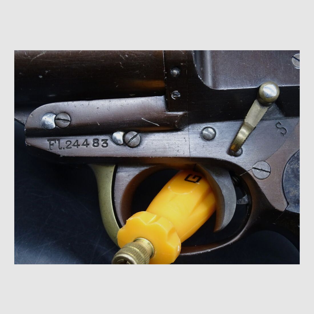 Emil Eckoldt EcKo Pistola a doppia canna L Luftwaffe 1941 Calibro 4 Pistola a doppia canna