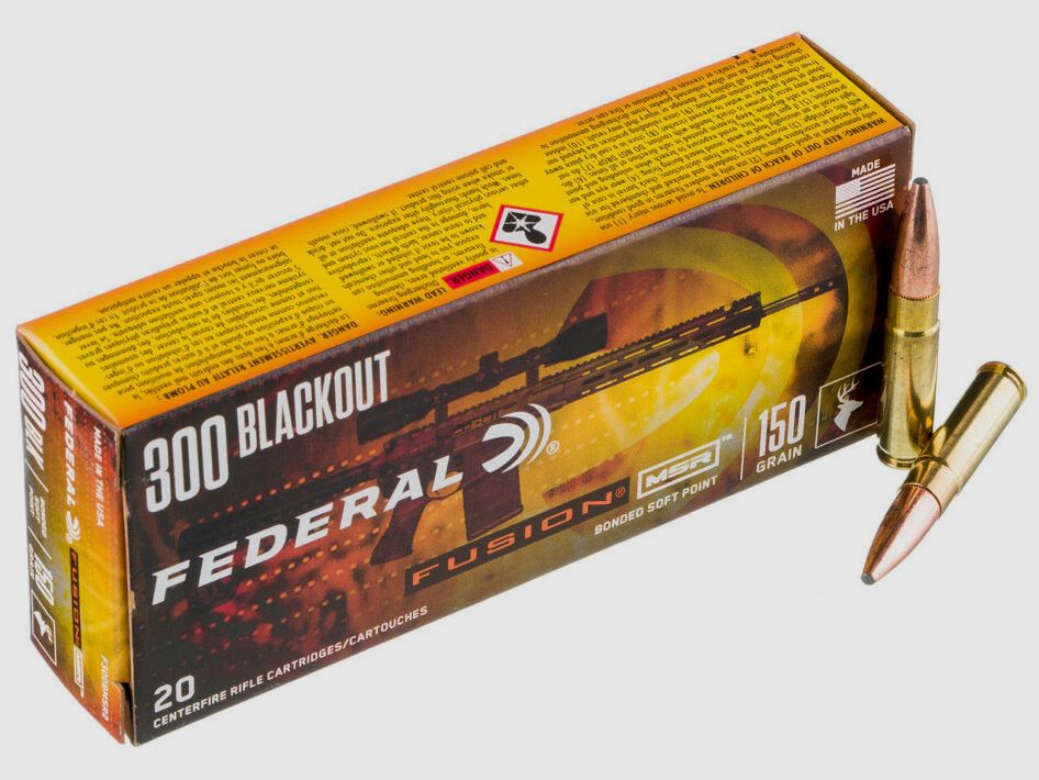 Büchsenmunition FEDERAL Fusion – 300 AAC Blk – 150 grains, Bild 1 von 6