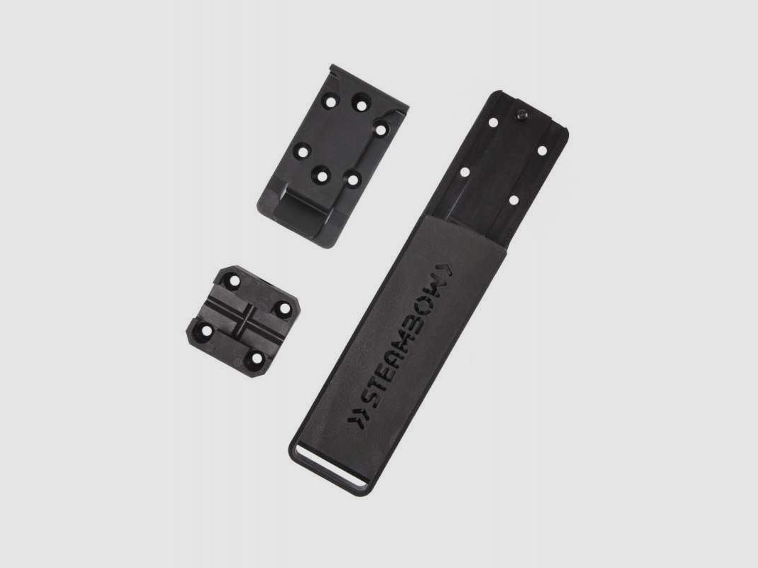 Steambow AR-Series, cuchillo K1, Stonewash infierno