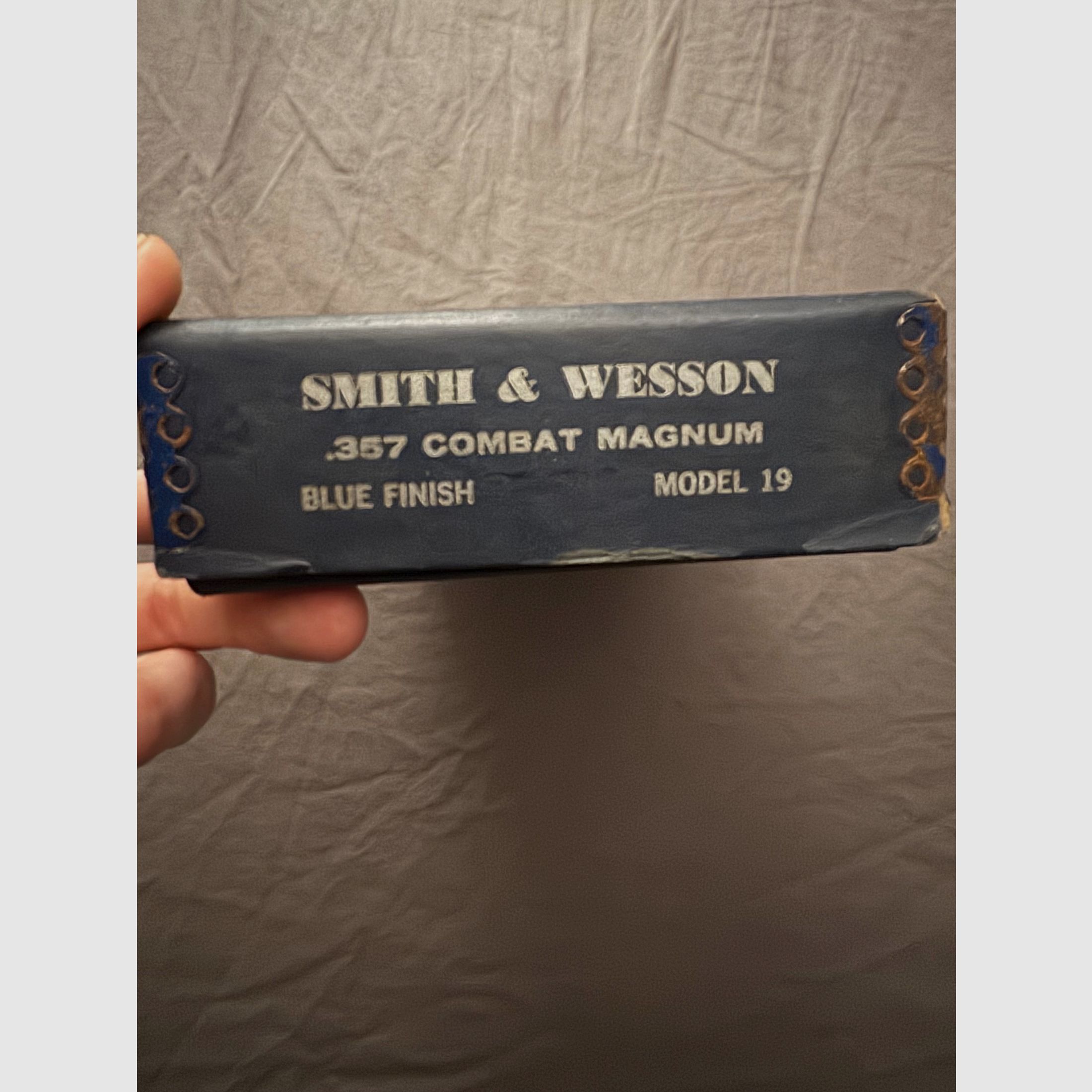 Smith&Wesson Combat Magnum Original Karton anni '60
