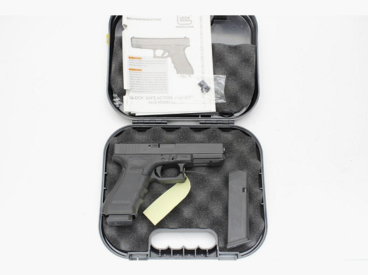 Glock 17 GEN 4 mit überarbeitetem Abzug	 9mmLuger