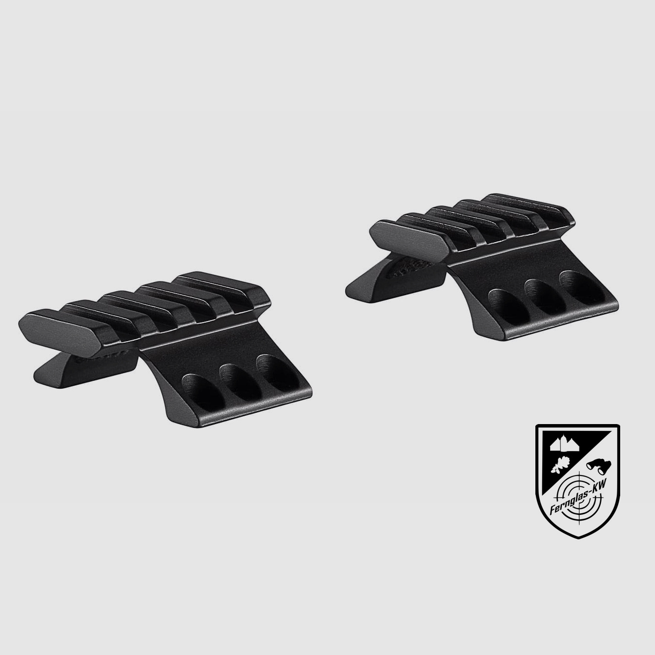 Anillos de Picatinny Hawke 22154 Tamaño 30mm Triple Tornillo Tres Tornillos