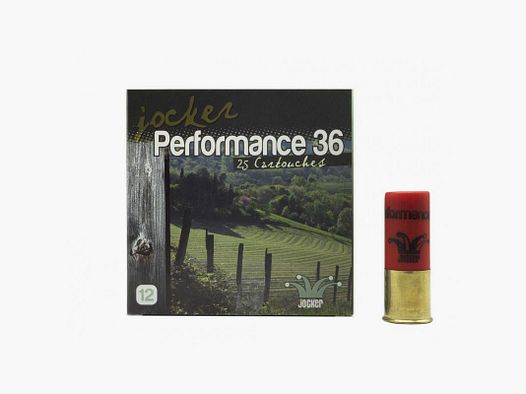BOX MIT 25 PATRONEN JOCKER PERFORMANCE 36 C/12/70/25 - WAD