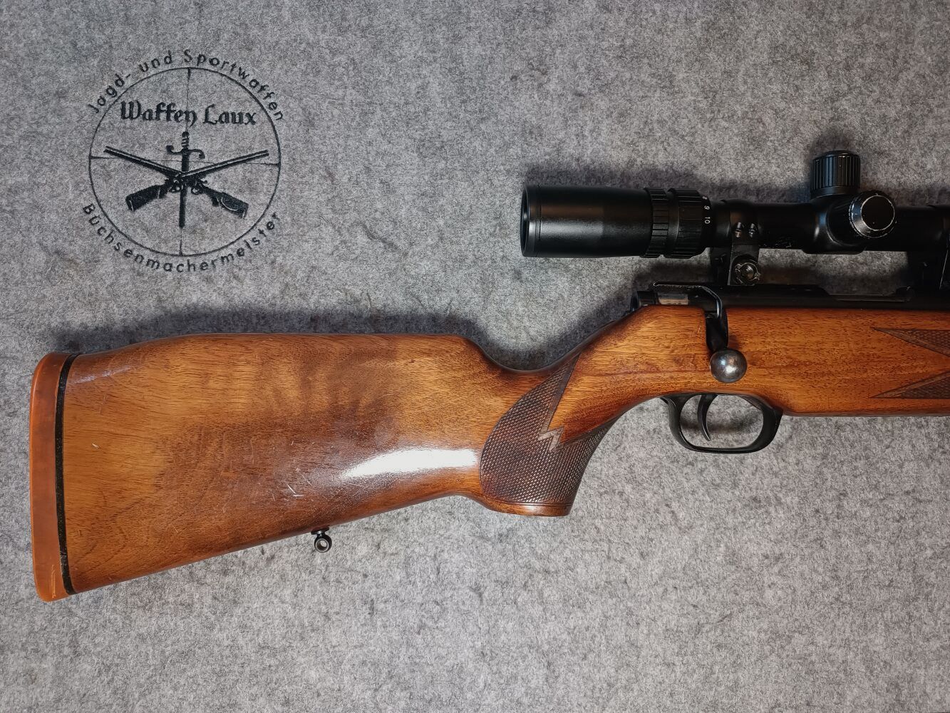 Carl Walther Ulm KK Single-shot Sport Rifle with ZF Tasco 2.5-10x42