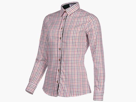 Baleno Bluse Nina Check orange/red/green