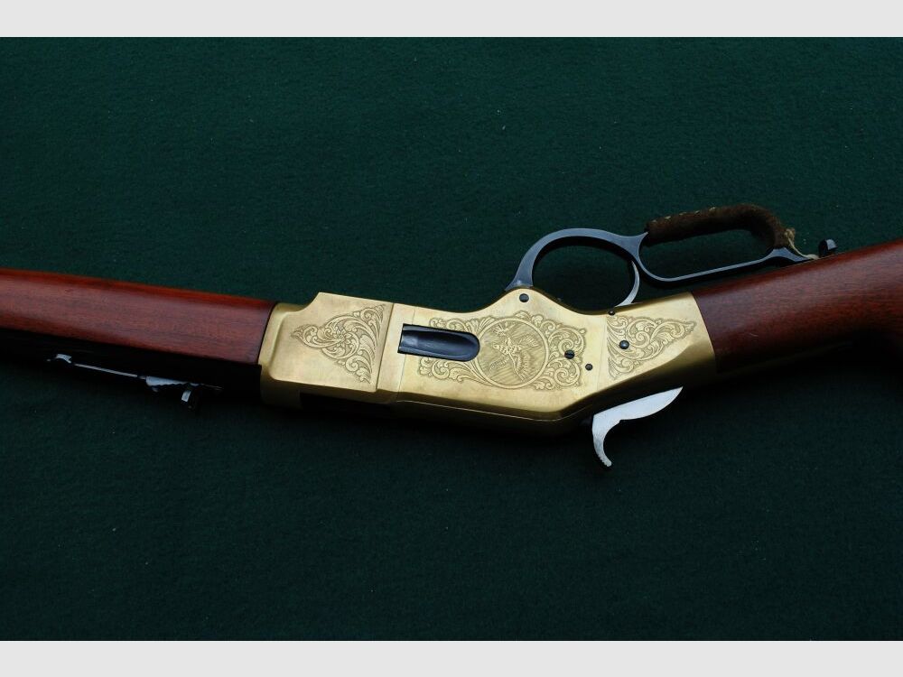 Win. 66 Carbine, Indian Head engraved, completely CAS overhauled