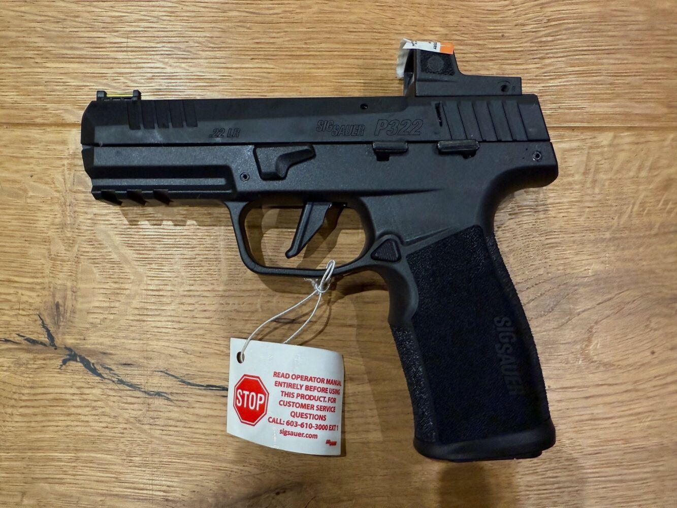 SIG SAUER P322 RXZE Zwart .22 lr HV