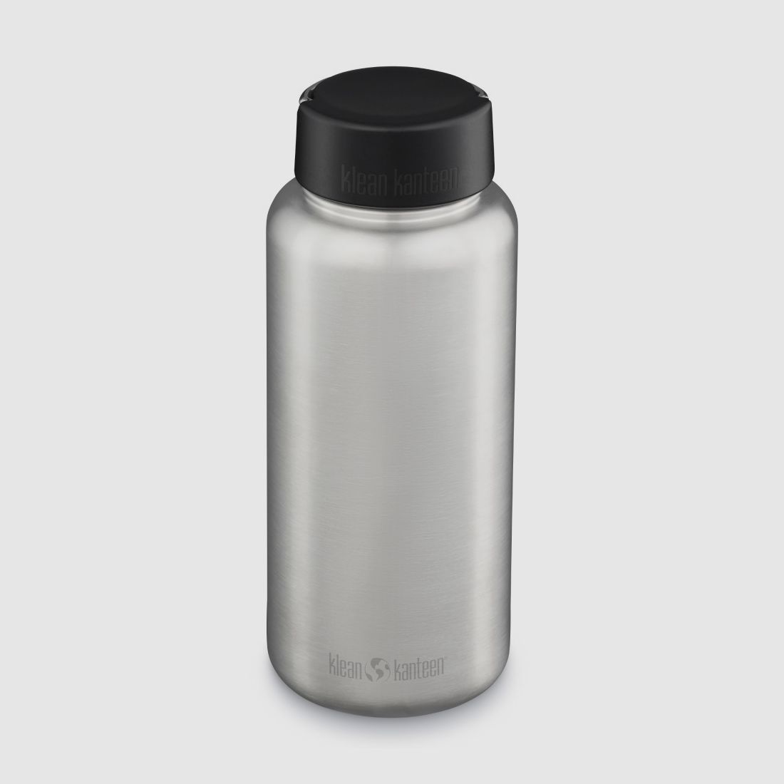 Klean Kanteen Bottiglia d'Acqua Wide Loop Cap 1182ml Acciaio Inossidabile Spazzolato