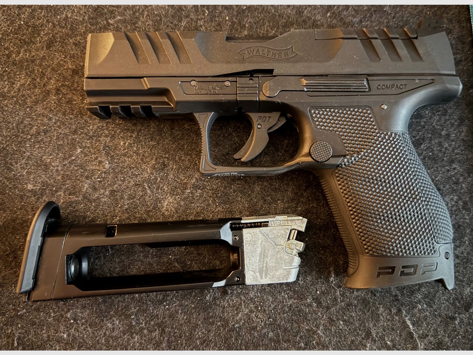 Walther PDP Compact 4” BLK Set 4,5mm BB CO2 *NEUWERTIG*