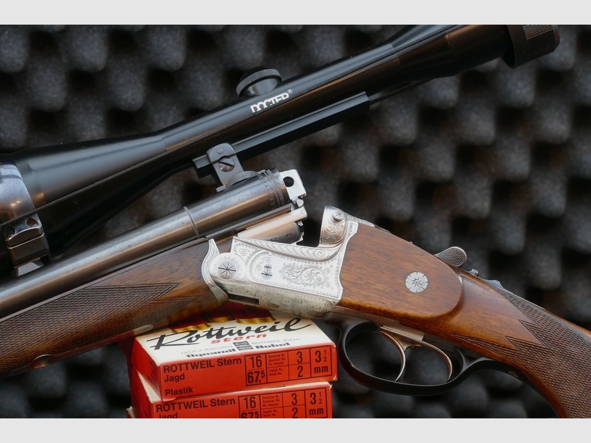 Krieghoff Super Dural Bohrung mit Keppeler Einstecklauf in .22Hornet VVV (7x57R, 16/70 und 16/70)