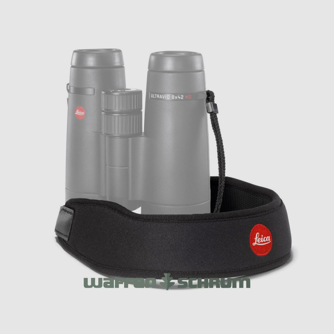 Leica Fernglasriemen Sport Neopren - schwarz