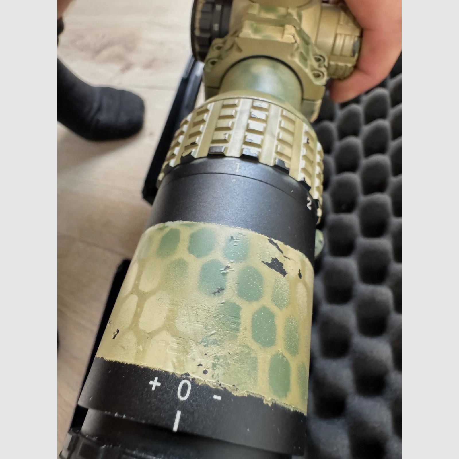 HK MR 223 - 11 inches including B& T Rotex silencer & FALKE LPVO 1-8 x 24 / Precision Hunting adapter - Night vision attachment device