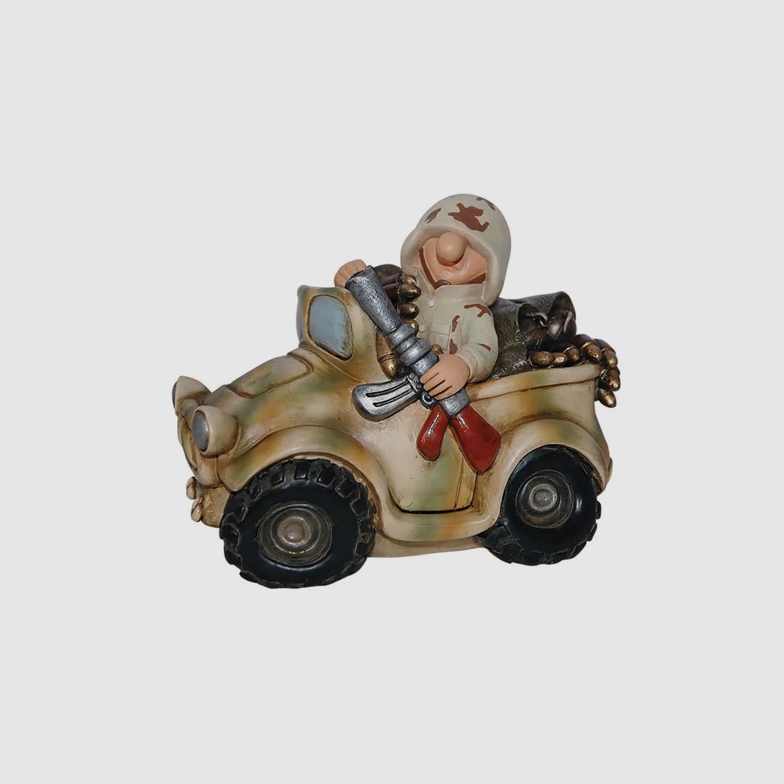Fun Division Soldaat Terreinwagen Spaarpot Woestijntarn FDD4