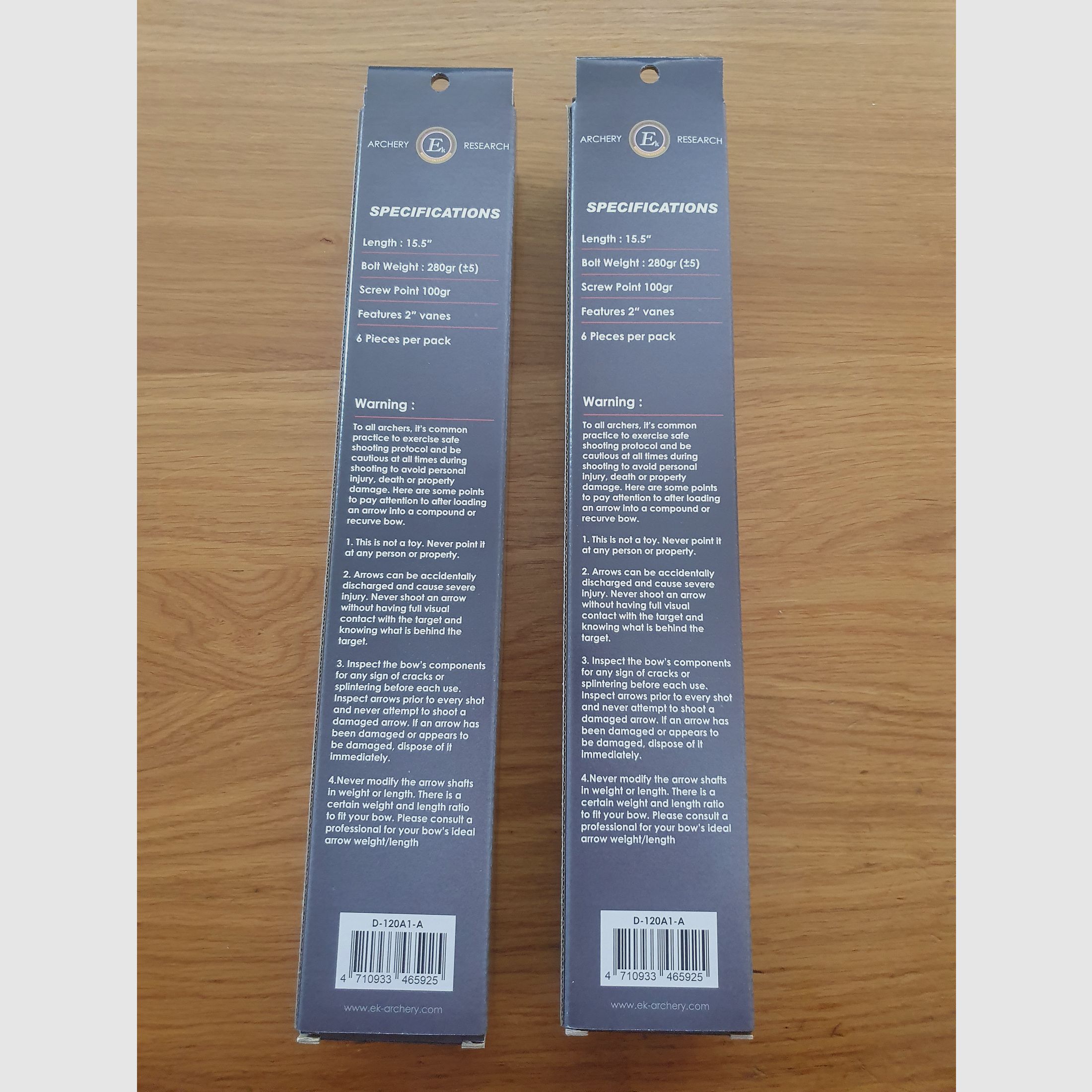 Ek Archery Siege 15,5 Zoll Pfeile neu, 12 Stück 
