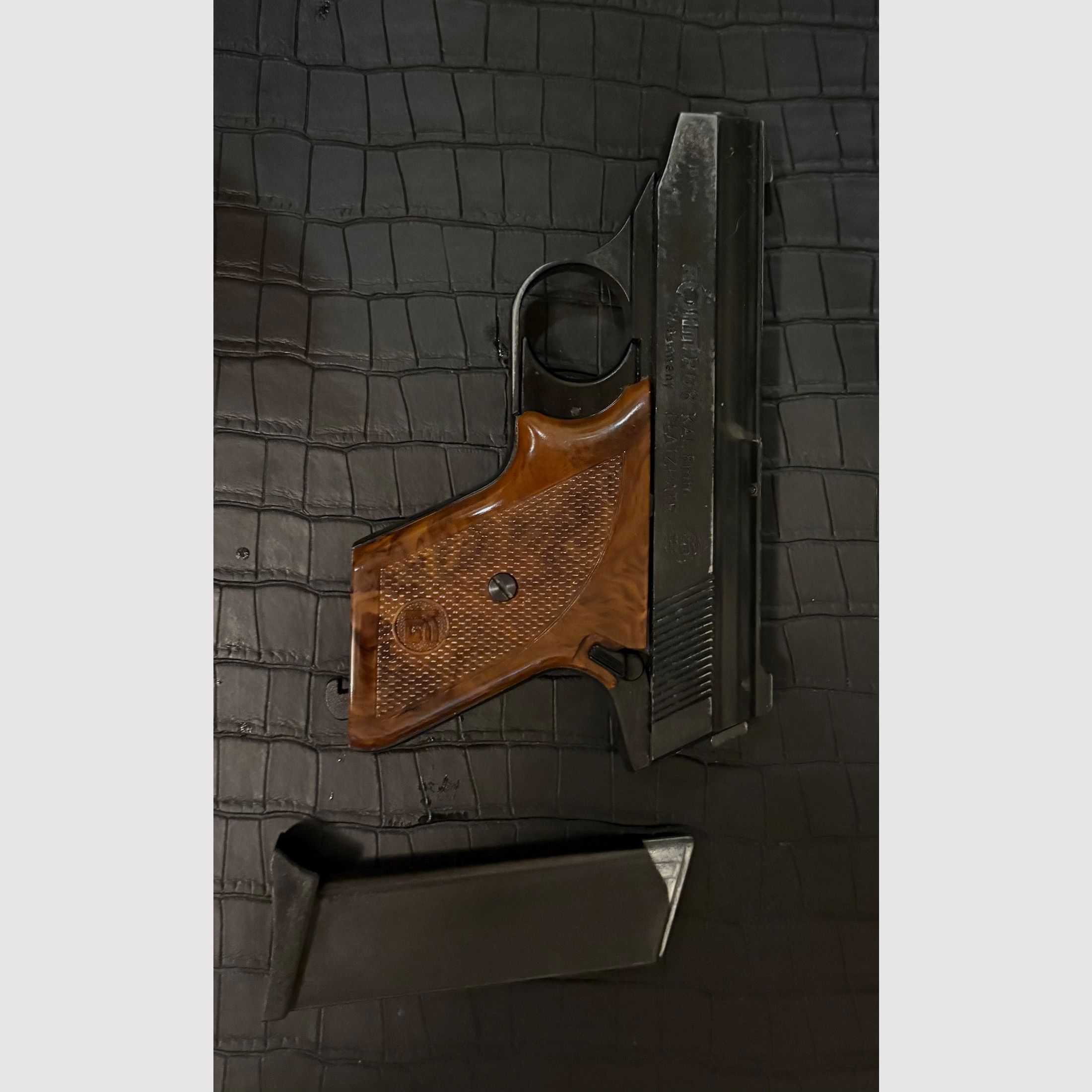 ¡Rara Röhm RG 8 en calibre 8 mm Knall/ PTB 154 con caja original!