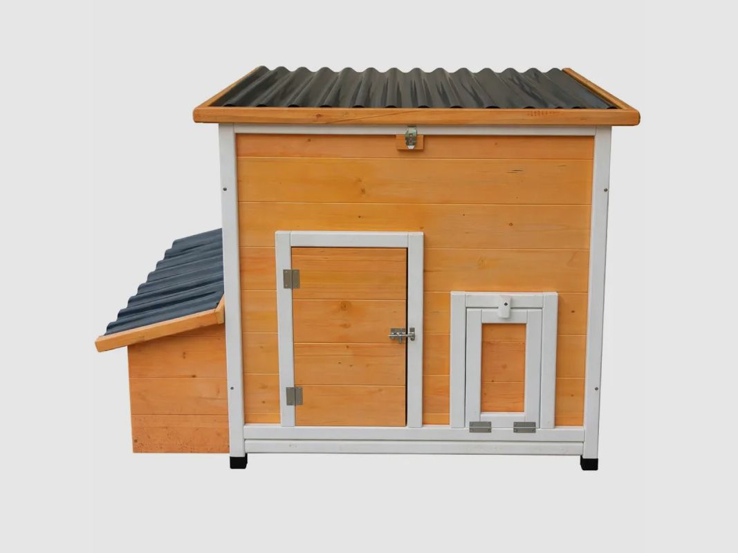 Complete chicken coop kit with enclosure and autonomous solar door - For up to 6 chickens, image 2 of 30