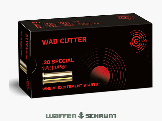 Geco WC 9,6g - 148gr .38Special
