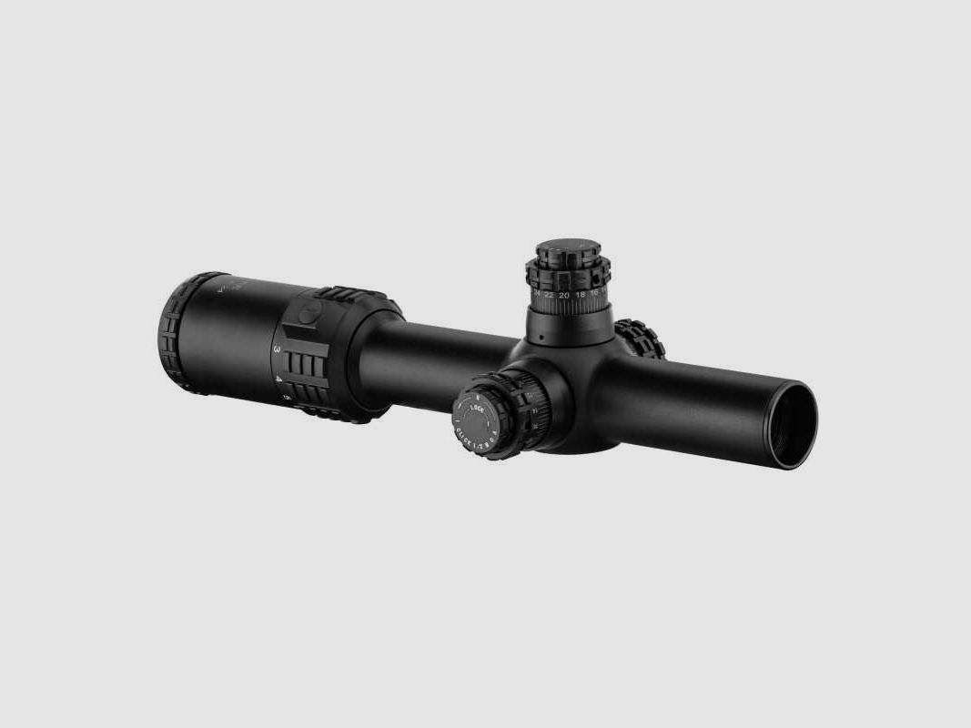 FALKE Tac Series 1-6x 24 Scope - 0.1 MRAD - FALKE TAC SERIES 1-6X24 OPTIC 1/10 mrad, image 2 of 8